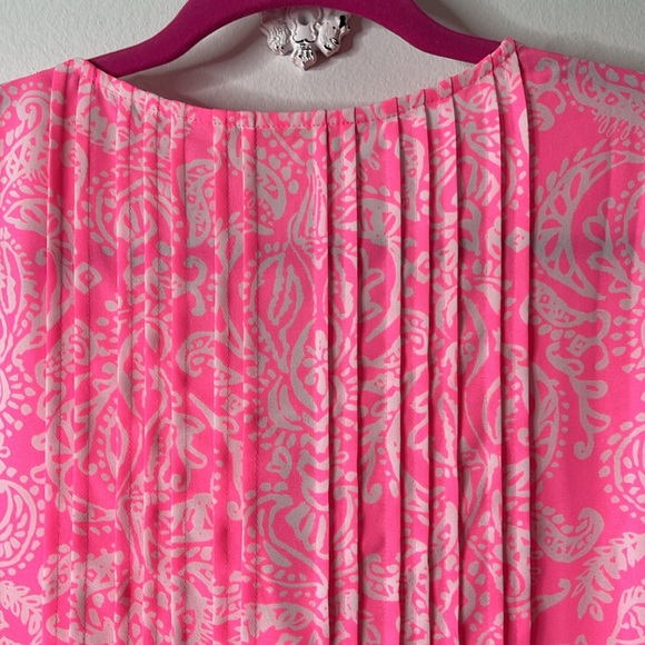 NWOT Lilly Pulitzer Marilina Tunic Top in Havana Pink Clawdia, Size Large. - Picture 8 of 12